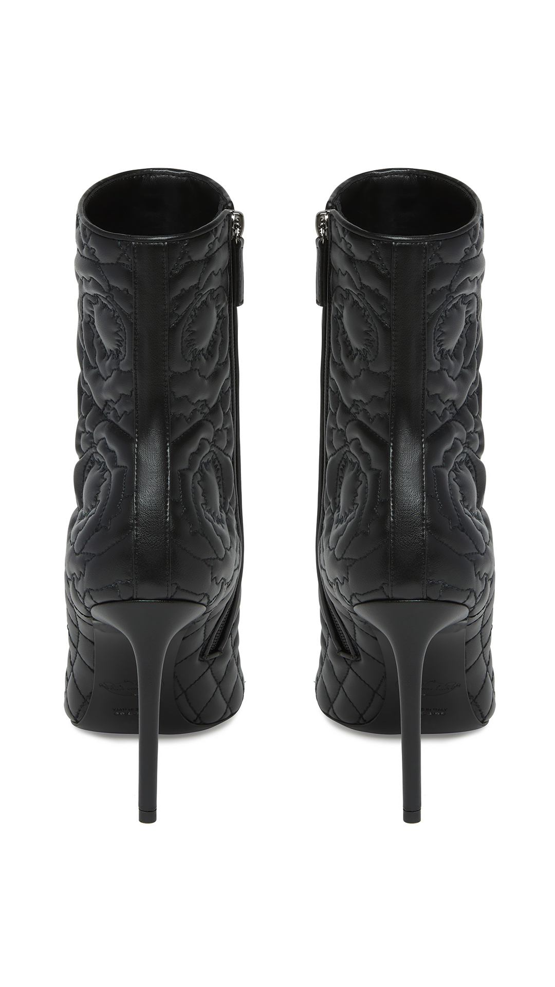 fake leather ankle boots